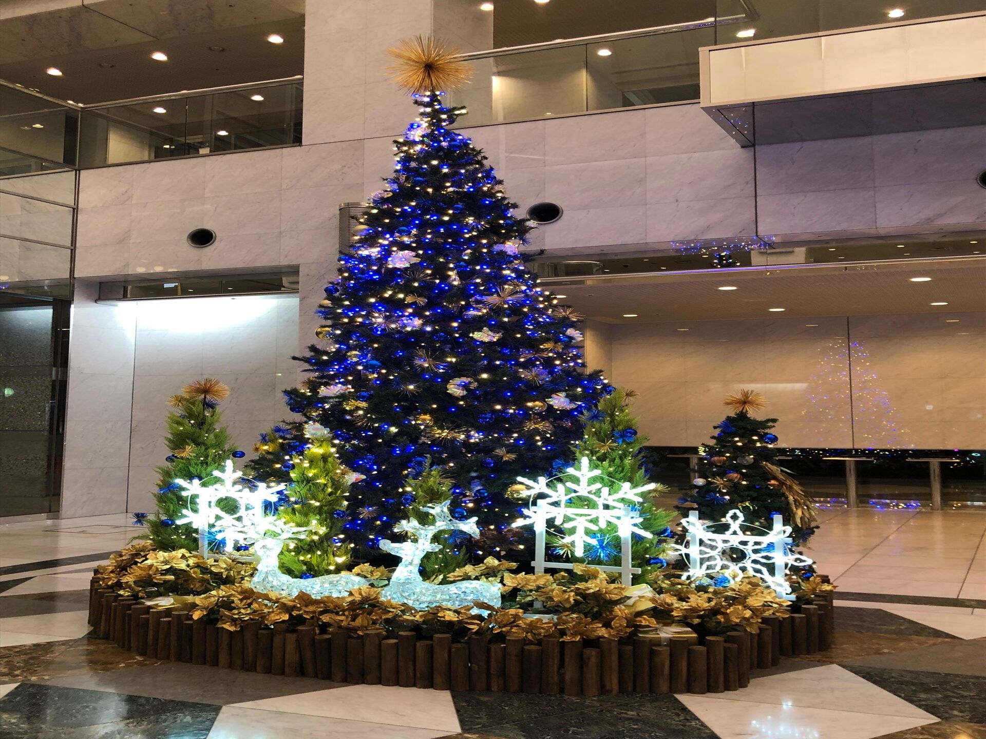 WBGビル内のクリスマスツリー